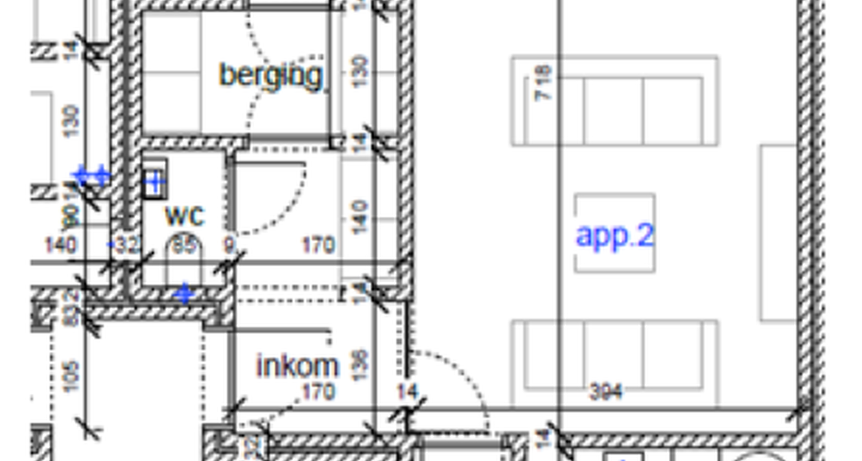 Gelijkvloerse verdieping te huur in Bertem